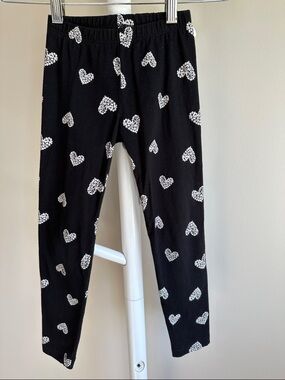 Old Navy Heart Print Leggings 5T